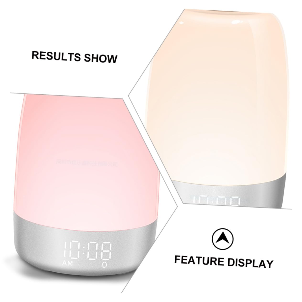 Veilleuse De Réveil LED Lampe De Chevet Tactile Minuterie Et Simulation Aube pour Chambre à Coucher