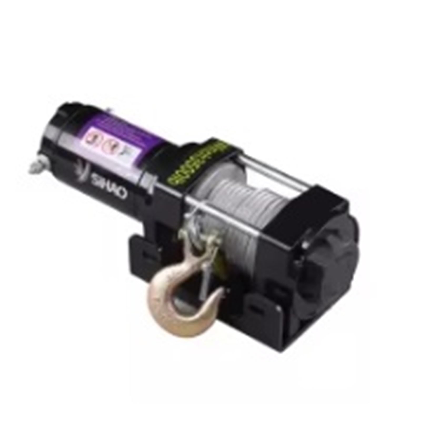 Gru per motori Verricello 12V 13500/4500/3500LBS con corda sintetica e telecomando wireless per emergenza di recupero ATV/camion/rimorchio 4X4 Gru e ascensori(3500LBS)