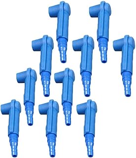 HomeSoGood 10Pcs Brake Fluid Changer, Automotive Brake Fluid Bleeder Bleeding Connector Adapter Quick Brake Oil Exchange Tool for Cars Vehicles