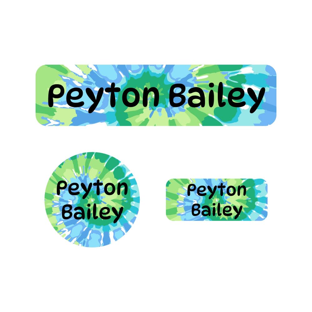 Name Bubbles - Kids Custom Name Labels for Daycare, School, Camp (102 Labels) - Personalized Waterproof Name Stickers for Clothes Tags, Lunch Boxes,