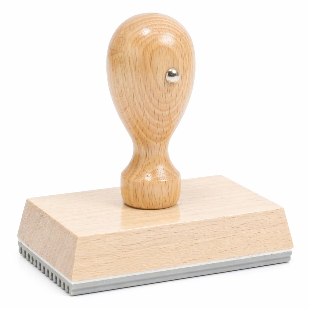 Wareneingangskontrolle Stempel Holz individuell – Lagerstempel Qualitätskontrolle Wareneingang Warenausgang HACCP Prüfstempel mit Textplatte für Büro Logistik (Standard Kontrolle)