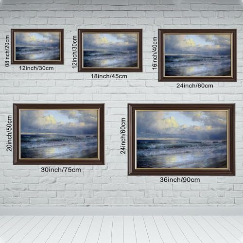 Impression sur toile New Jersey Shore affiche William Trost Richards premium