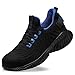 Micoklinlin Steel Toe Sneakers for Men Work Lightweight Breathable Safety Shoes Smash and Puncture Resistant Non-Slip Casual Hiking Shoes