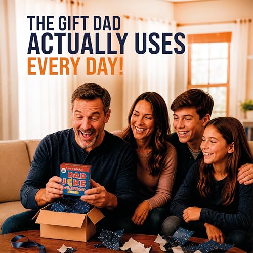Image of Dad Joke Calendar 2026 | Page A Day Tear Off Calendar Gift For The Dad Joke Lover, Great Christmas Gift, Funny Daily Dad Jokes Desk Calendar, Stocking Stuffer Gift For Men & Women, 365 New Jokes & Puns for The New Year