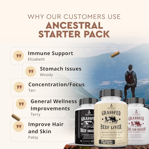 Image of Ancestral Supplements Beef Organs and Stack Variation (Organs Starter Pack)