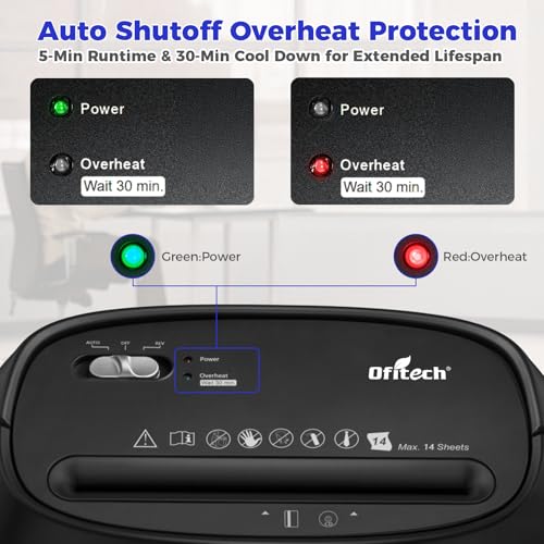 OFITECH 14-Sheet Paper Shredder の商品画像 5