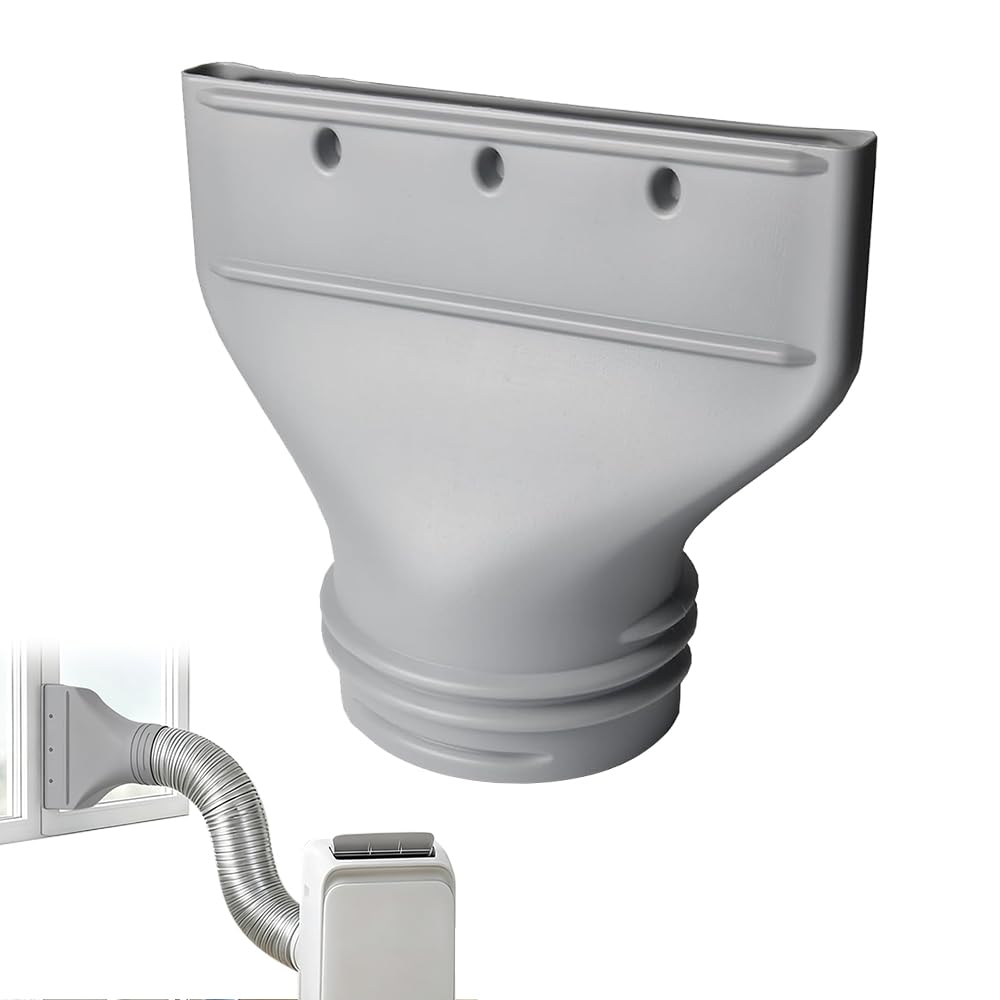 Adaptateur Plat pour Tuyau D'évacuation de Climatisation 130/150 mm, Raccord pour Climatiseur Mobile, Sèche-linge et Climatisation Auto