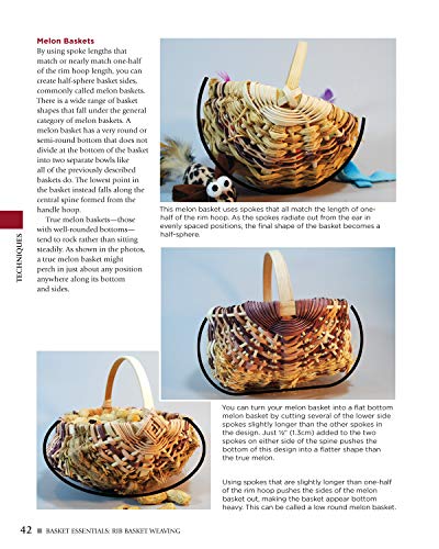 Basket Essentials: Rib Basket Weaving: Techniques and Projects for DIY Woven Reed Baskets (Fox Chapel Publishing) Traditional Methods, Step-by-Step, with 15 Patterns for Egg, Potato, and Appalachian - Image 11