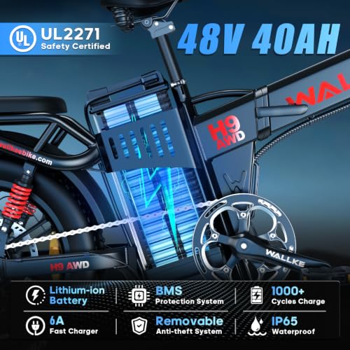 Wallke H9 AWD Dual Motor 4000W Ebike