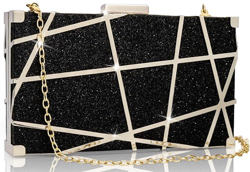 Image of Farcauo Evening Bag Small Clutch Purses Leopard Purse Formal Wedding Handbag for Women Fashion Crossbody Bags With Chain