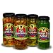 Vienna Condiment Variety 4-Pack (1 Jar Hot Giardiniera, 1 Jar Mild Giardiniera, 1 Jar Sport Peppers, 1 Jar Bright Green Relish)