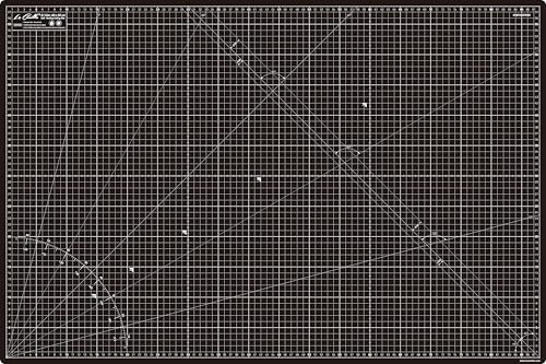 La Canilla Base de Corte A1 (Superficie 90x60 cm - 36x24”) Tapete Alfombrilla de Corte para Manualidades, Dibujo, Tabla Cutting Mat para Patchwork, Costura | Marcado en Centímetros y Pulgadas