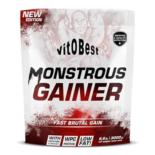 Carbohidratos MONSTER GAINER 2200 - Suplementos Alimentación y Suplementos Deportivos - Vitobest (Chocolate, 3 Kg)