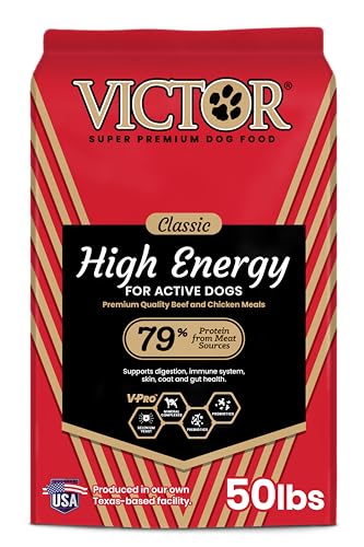 Image of VICTOR High Energy Dry Dog Food - Gluten Free Active Canine Kibble, 50 lb