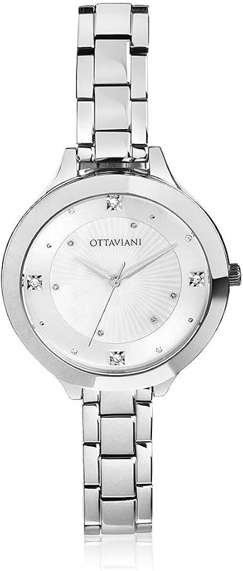 Orologio da polso donna OTTAVIANI in acciaio con cristalli swarovski 15386  : Amazon.it: Orologi