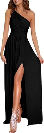 Jenny Largo Vestidos De Dama De Honor Con Corpino Plisado Negro Tallas Grandes