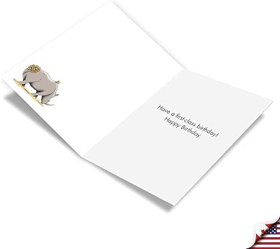 NobleWorks Funny Under Attack Birthday Card w/Envelope C3347BDG-UA