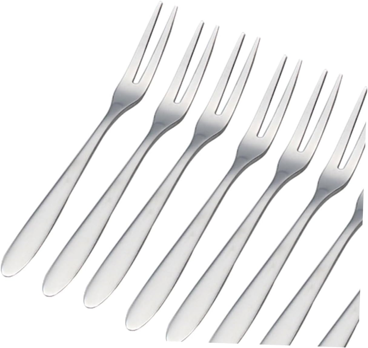 20 Piece Stainless Steel Fruit Fork Set, Portable Dessert Tasting Utensils