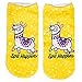 Produktbild cosey  1 Paar Sneaker Socken  Lama Design Einheits-Größe 33-40 (Lama Spit Happens)
