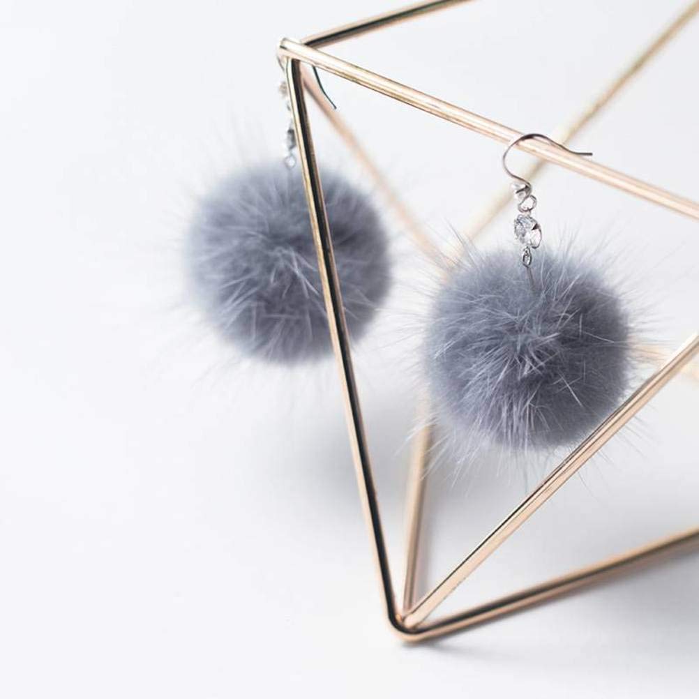 Boucles d'oreilles d'art coréen en diamant et argent de prestige