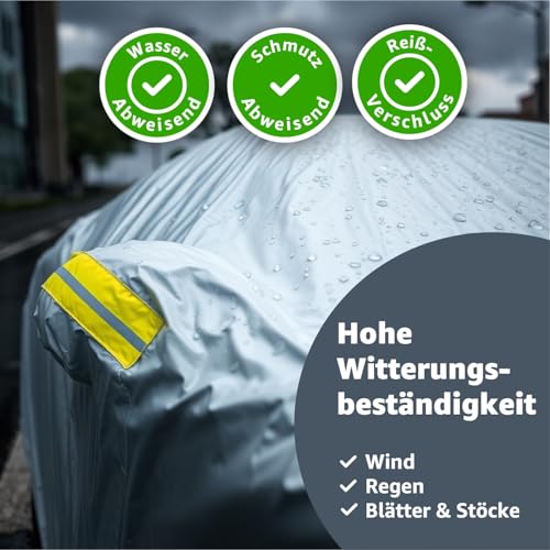 Autoplane Abdeckplane - Auto Abdeckung & universale Autoschutzhülle - Autogarage - Car Cover - wasserdicht & wetterfeste Autoplane - 430 * 175 * 150 cm