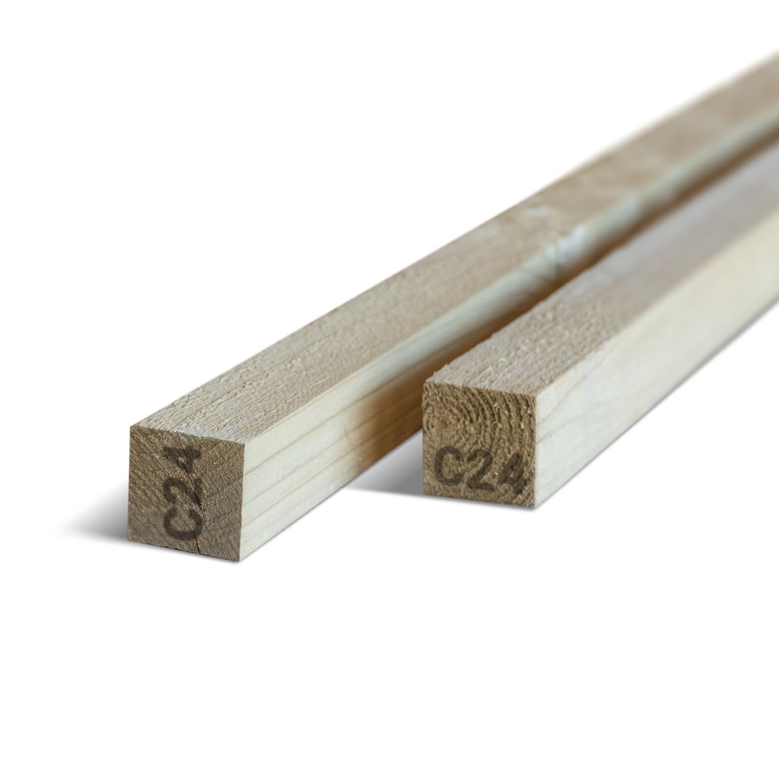 47x50 C24 (2x2 inch) 16 x 1.2m Lengths (total 19.2m) Regularised Treated UC2 Timber 100% PEFC certified (16)