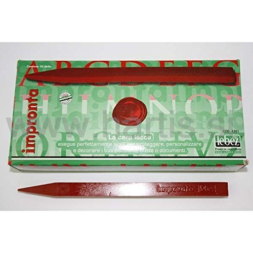 Cera lacca rossa 1 stick 19 cm lunghezza
