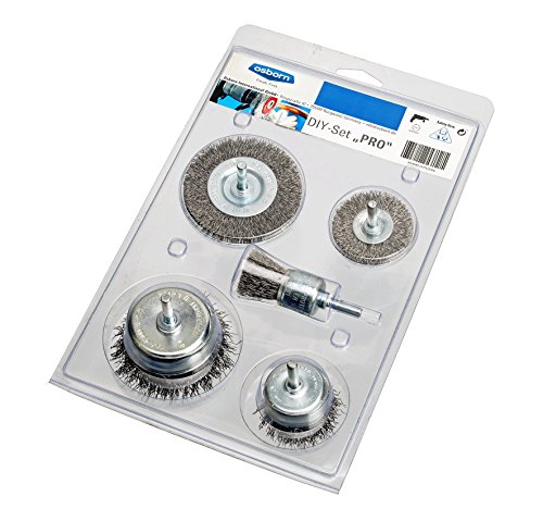 Kit cepillos DIY Osborn 1418600005 brosse métallique pour perceuse