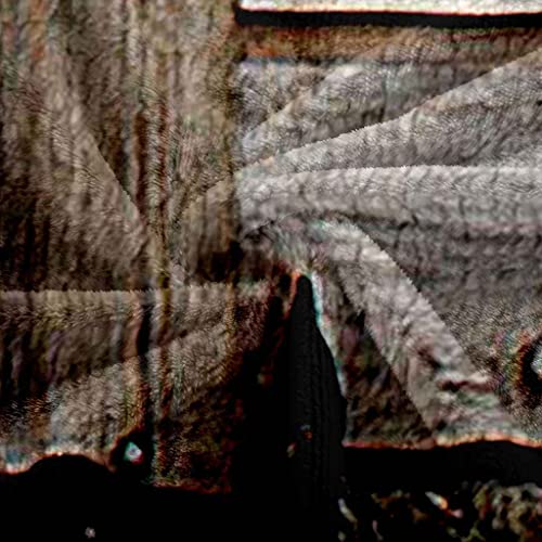 Couverture microfibre douce 150X200cm effet 3D relief pour lit et sofa design - 5