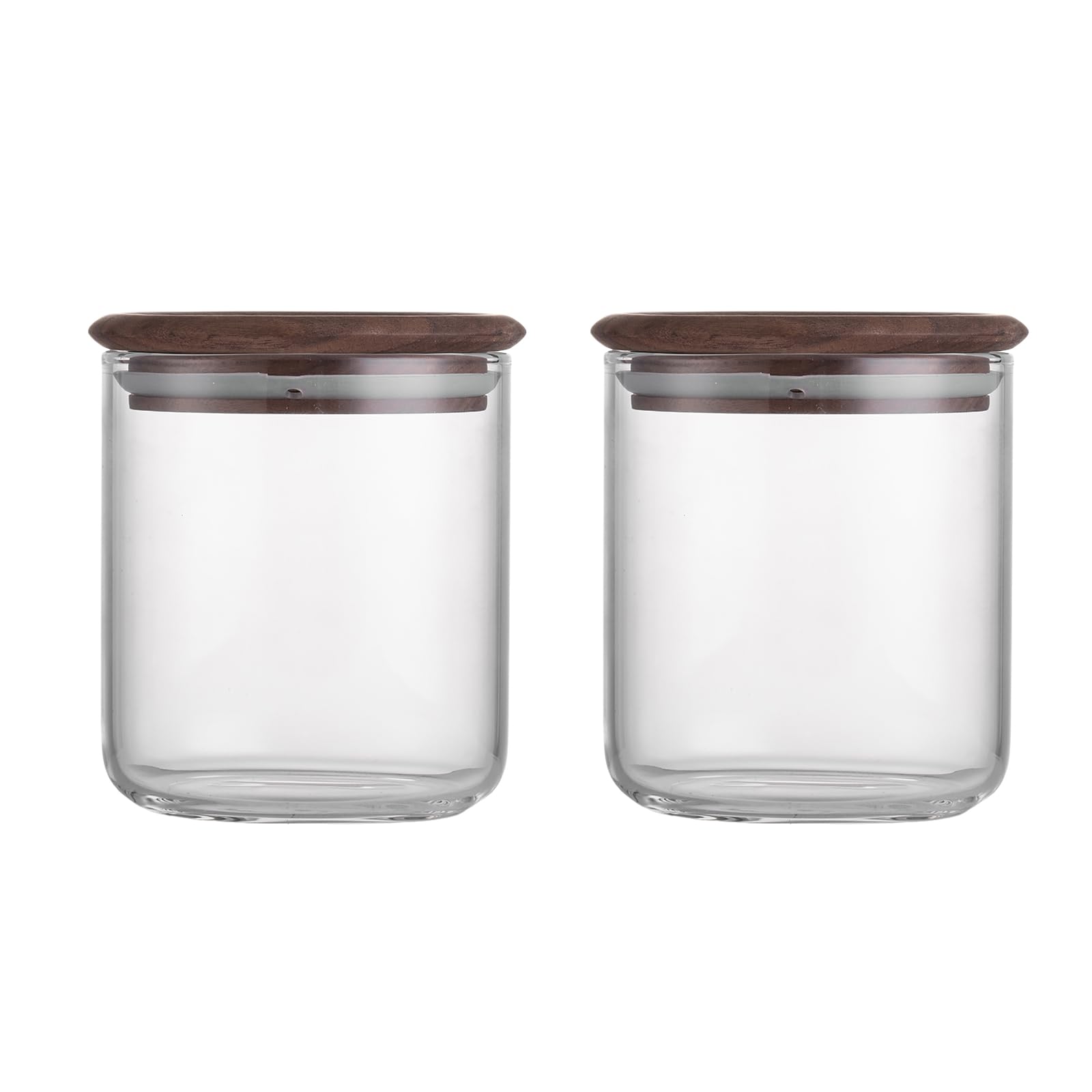 Amazon|Vandroop ガラス キャニスター 保存容器 木製蓋付き コーヒー Amazon|Vandroop ガラス キャニスター 保存容器 木製蓋付き コーヒー