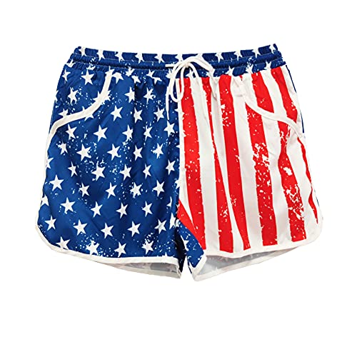 Deerose 4Th Of July Shorts Girls American Flag Swim Shorts Stars And Stripes Patriotic Board Shorts Trunks 5-6 Years #TOP1