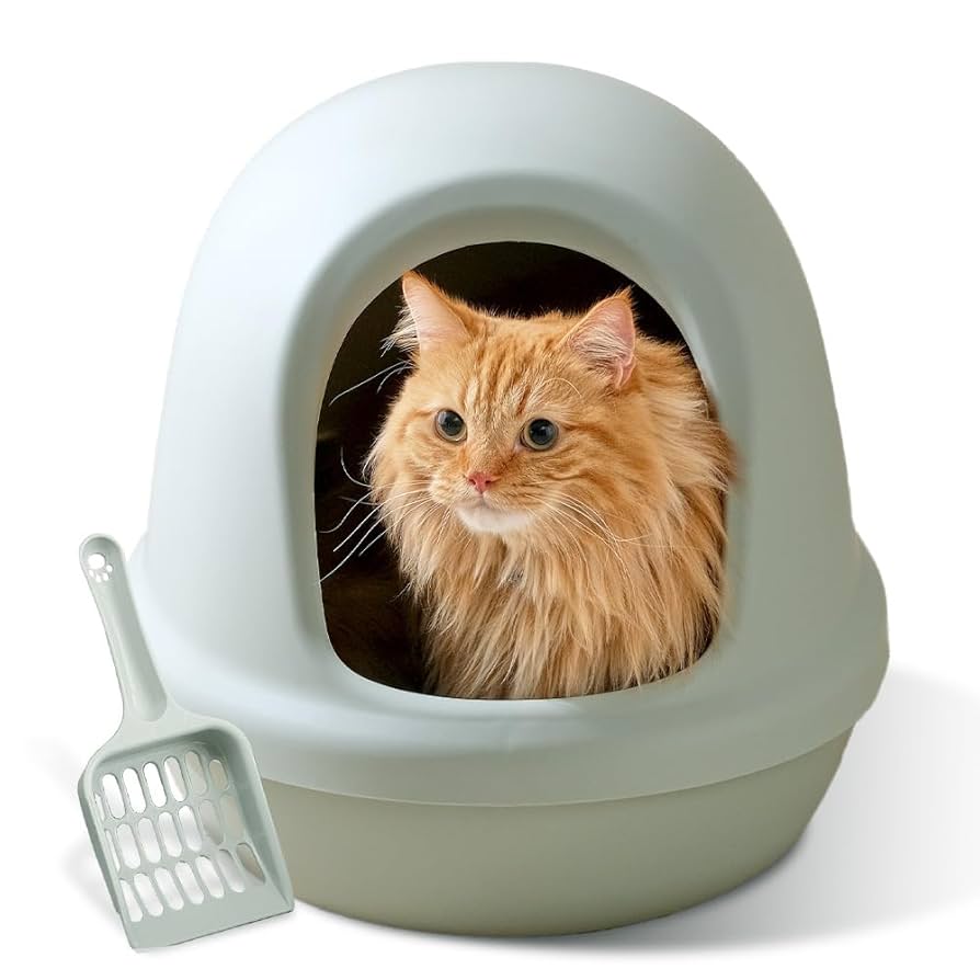 Amazon | アイリスオーヤマ 猫 トイレ シンプル フルカバー P-NE