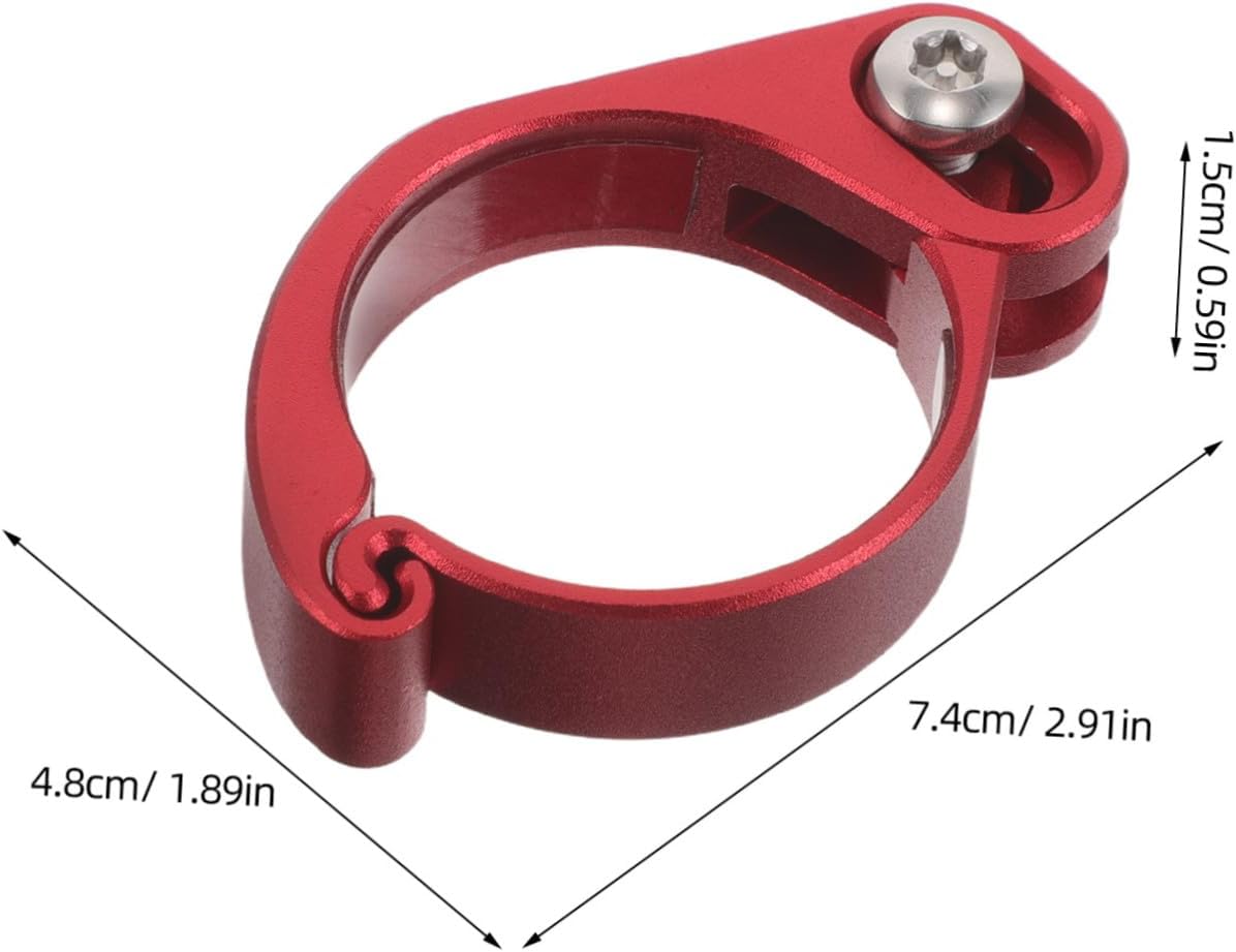 GARVALON Anti-Theft Tailgate Lock for Full-Size Pickup Trucks, Trailer Tailgate Latch Replacement, Red Truck Bed Security Lock for Pickup Rear Door