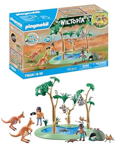 PLAYMOBIL Wiltopia 71624 Fauna Australiana, con numerosos Animales, Fabricado con más del 80% de Materiales reciclados y de Origen biológico, Juguetes para niños y niñas a Partir de 4 años | Ya disponible en tu tienda friki favorita! En mundofriki.es!