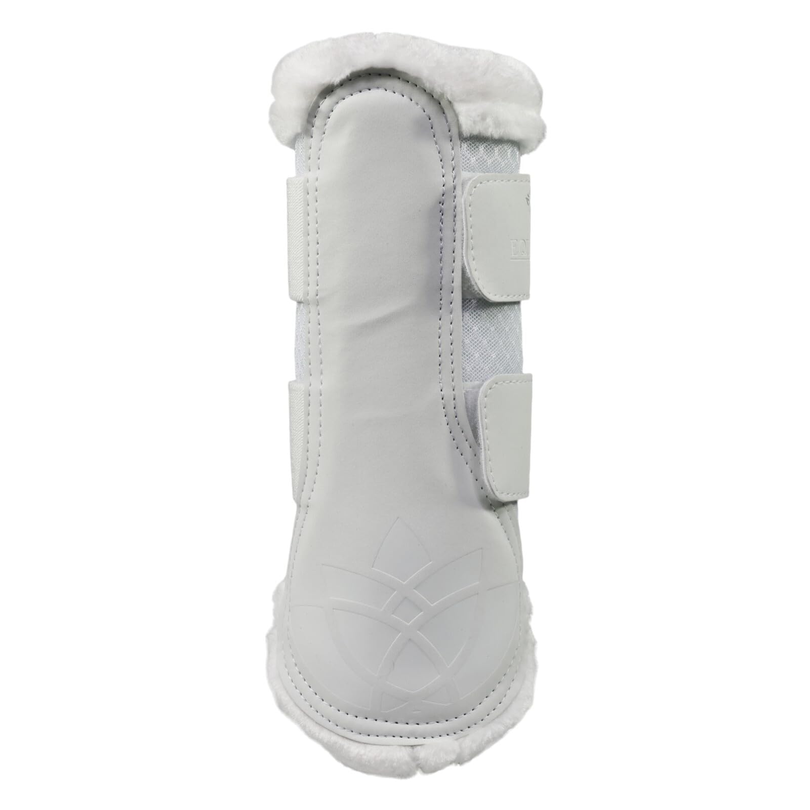 EQuest Air Flow Mesh 2.0 - Set di 2 ghette per cavalli, colore bianco, XL/Full Extra