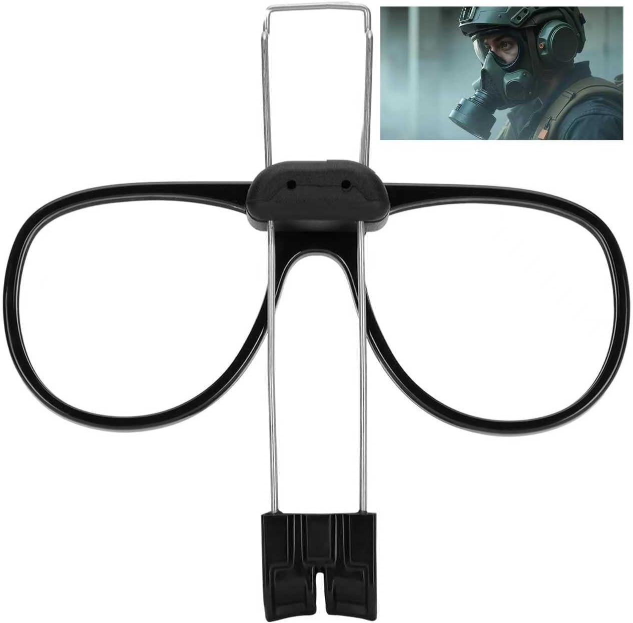 6878 Spectacle Kit,for 3M Full Facepiece Respirators, Compatible with 3m Spectacle Kit,Including 6000, FF-400, and 7000 Series, Adjustable Prescription Lens Frame for Eye Glass Wearers, Not Included