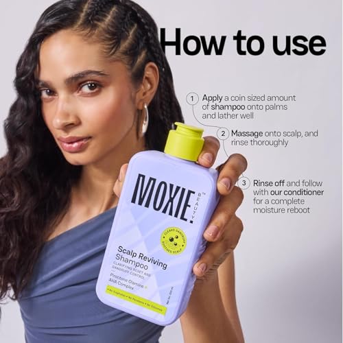 Image of Moxie Beauty Anti-Dandruff Shampoo, AHA-BHA Piroctone Olamine |