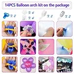 Electric Balloon Pump, Portable 2 Modes Balloon Blower Machine with 14 Balloon Arch Kits, Air Pump for Balloon, Balloon Inflator for Party Decoration - Image 2