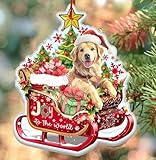 Golden Retriever Christmas Ornament 2025 - Golden...