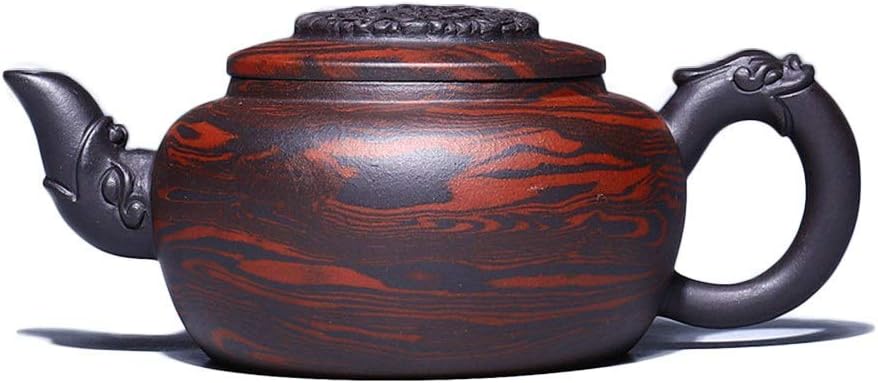 ShiSyan Electronic Multimeter Yixing Original Mine Full Handmade Teapot Inner Wall Zhang Longfeng Twisted Mud Teapot Tea Set Tea Maker Sand Pot (Color : Purple mud)