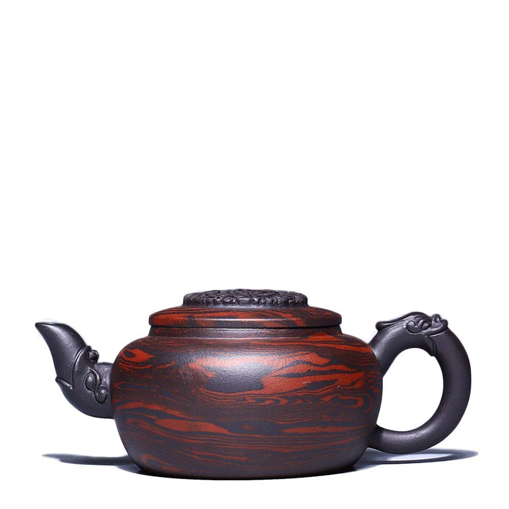 ShiSyan Electronic Multimeter Yixing Original Mine Full Handmade Teapot Inner Wall Zhang Longfeng Twisted Mud Teapot Tea Set Tea Maker Sand Pot (Color : Purple mud)