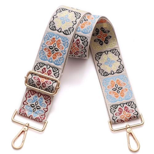 Canvas Crossbody Strap for Handbags - Wide Adjustable Shoulder Strap Replacement