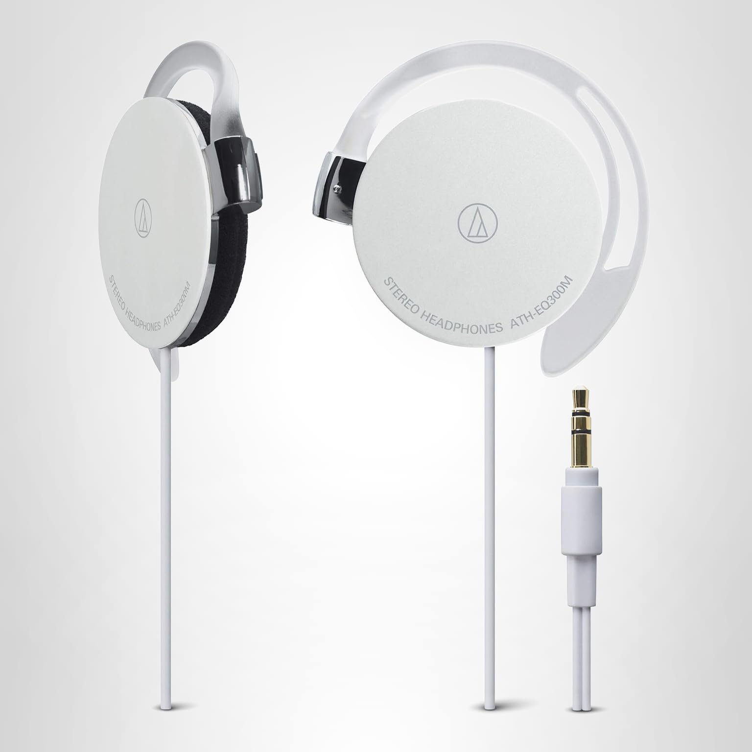 Amazon.co.jp: オーディオテクニカ ATH-EQ300M WH ヘッドホン 有線 耳