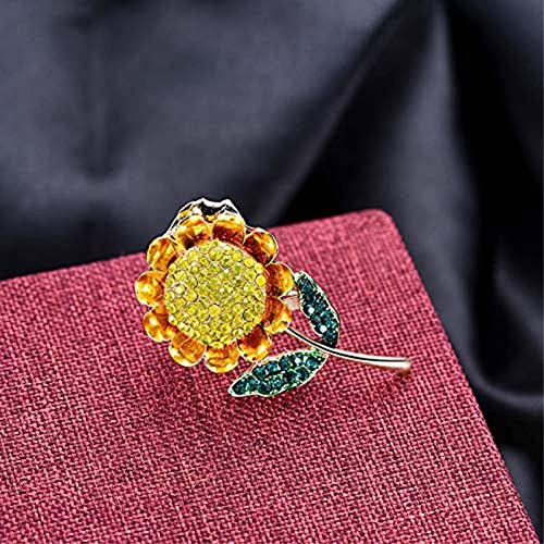 Broche tournesol pour pull rompre la monotonie des vêtements avec cet accessoire