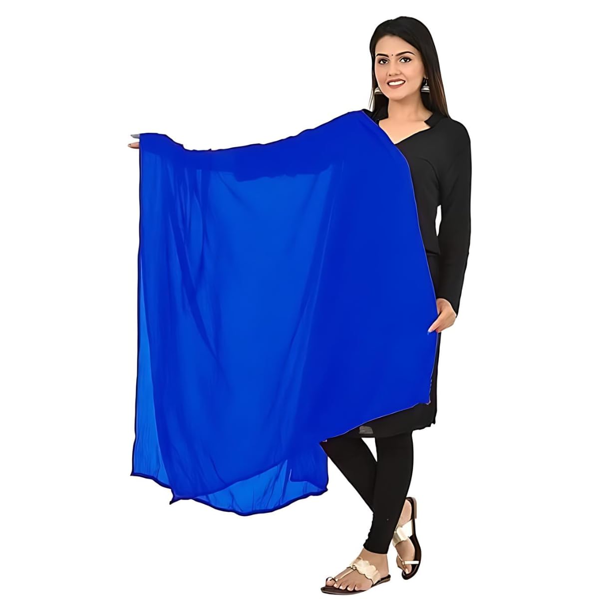 Masrat CollectionWomen's Solid Plain Pure Cotton long Dupatta & Chunnis odhni