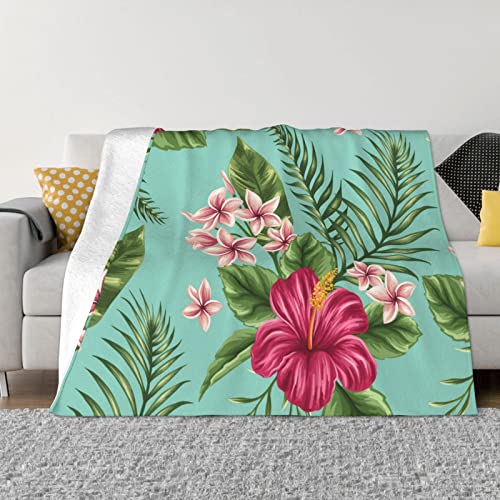 Couverture hawaïenne flanelle douce source de chaleur et réconfort