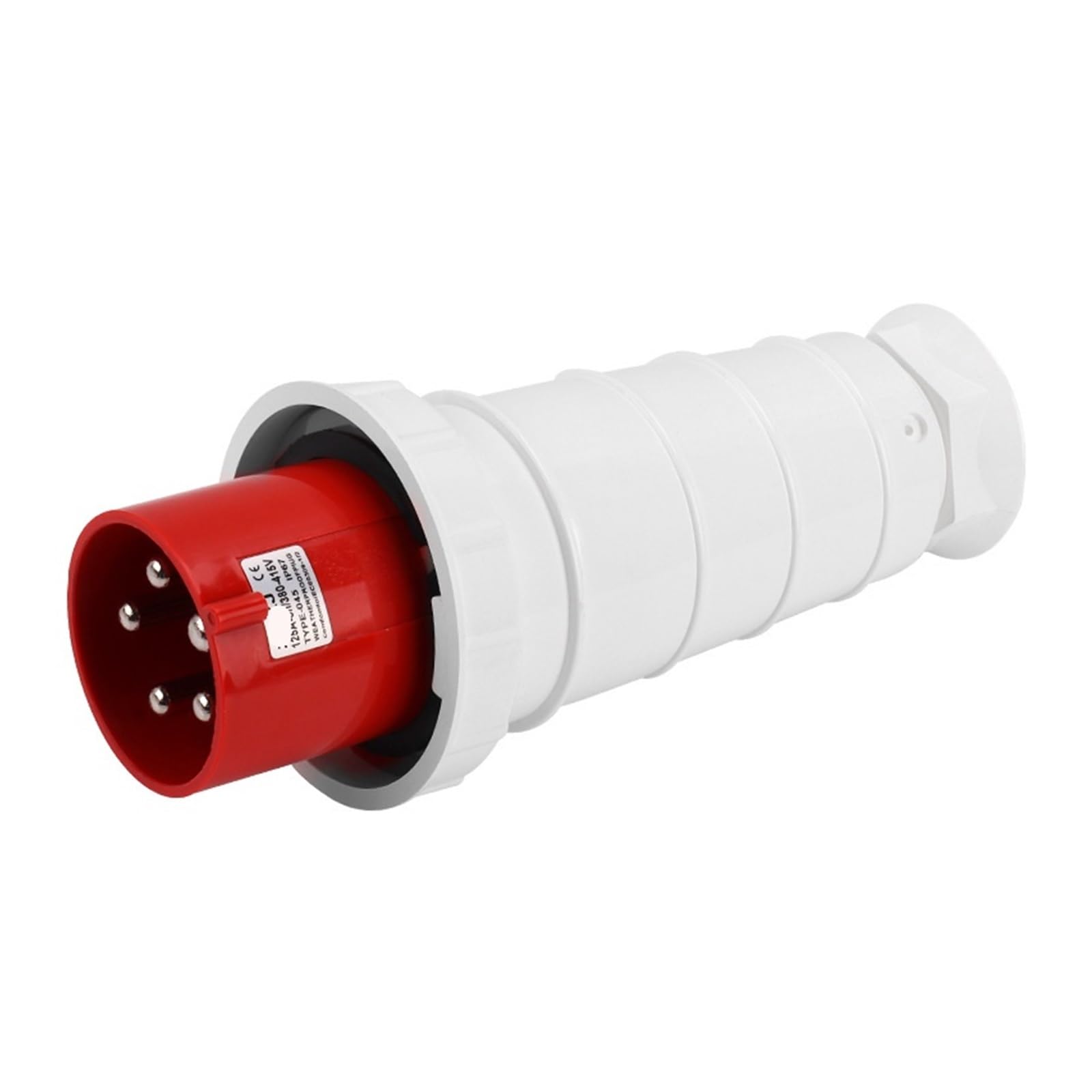 ZQ-045 enchufe de aviación de 5 pines 5X125A impermeable IP67 enchufe industrial trifásico de cuatro cables 125a