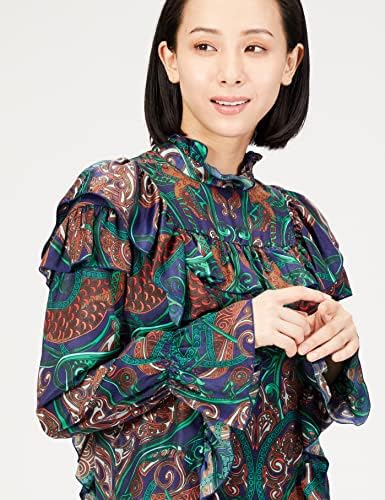 新品タグ付き　Sov. ペイズリー柄サテンブラウス ダブスタ Amazon | [ダブルスタンダードクロージング] Sov.ペイズリー柄