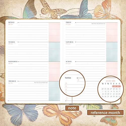 Dagboek 2021-2022 - Academisch dagboek van juli 2021 tot juni 2022, Midjaar Dagboek A5 Wekelijks en Maandelijks te… - Image 5