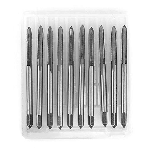 Set Di 2 Maschi A Macchina Metrici M3x0,5 In Acciaio HSS - 3 Scanalature Dritte Per Filettatura Foro Passante